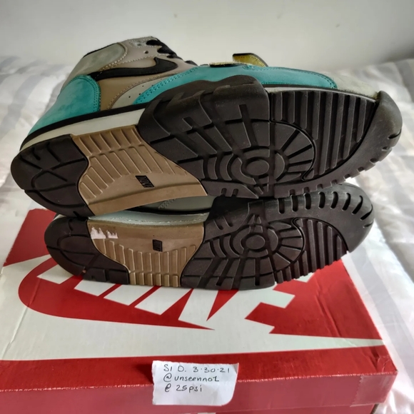 2006 Nike air trainer 1 mid SB "bamboo" size us10 - Picture 7 of 8